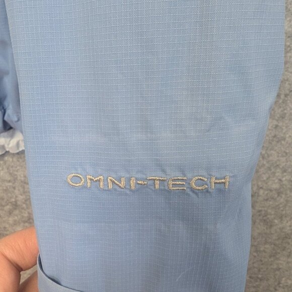 Columbia Omni-tech Jacket Windbreaker Mesh Spring Outdoor Sports Medium Hood - Picture 8 of 15